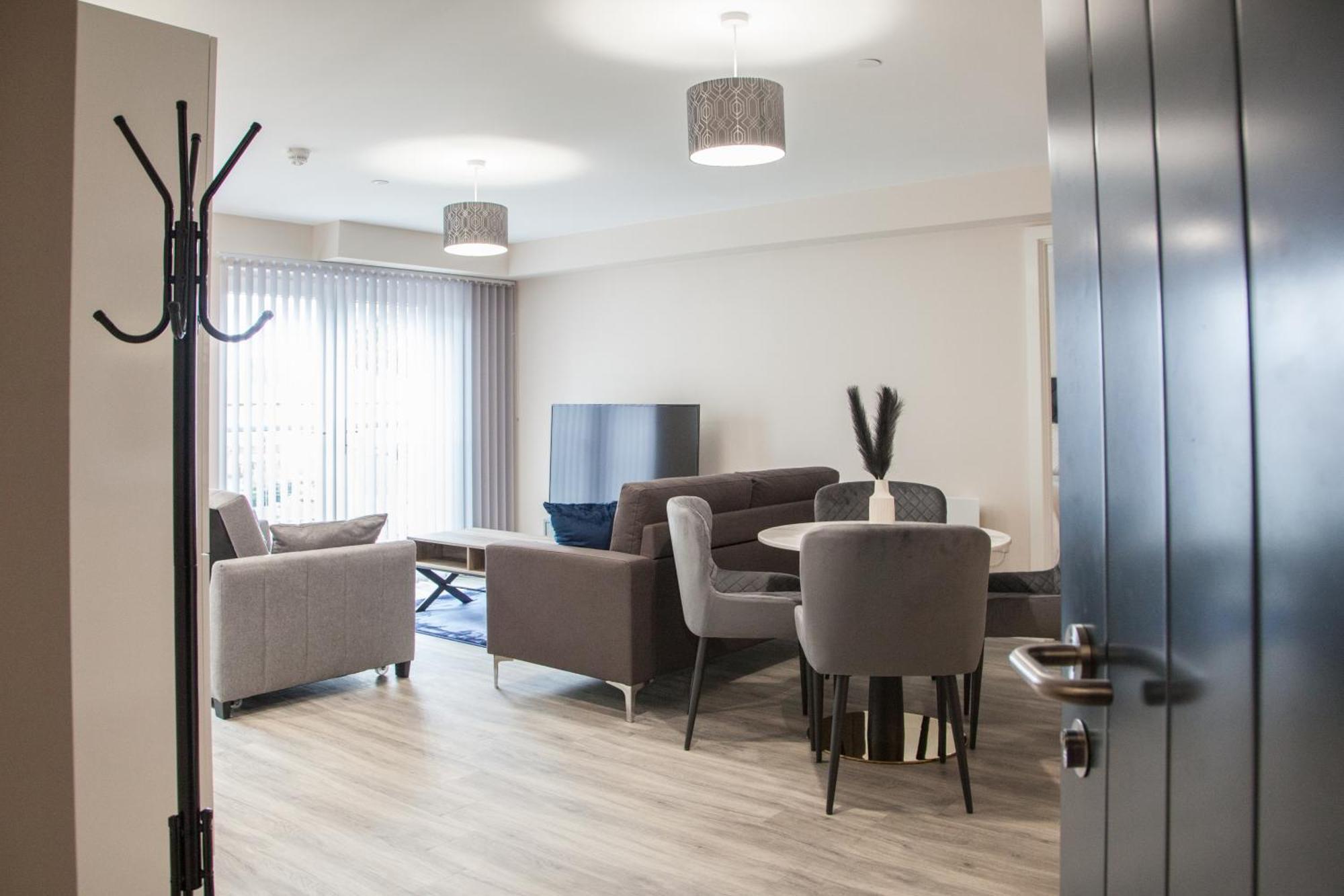 Modern 2Bd Apartment In Manchester City ภายนอก รูปภาพ